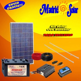 Kit solar con baterías...