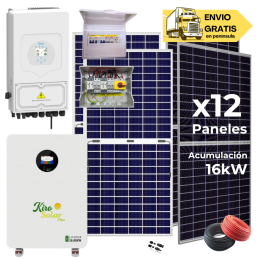 Kit solar Deye 6KW con...