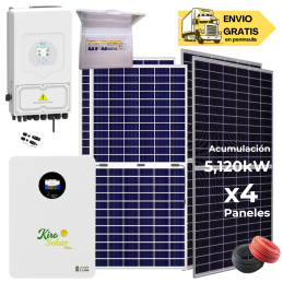 Kit solar Deye 5KW con...