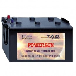 Batería POWER SUN Marca TAB 12V/160Ah C100